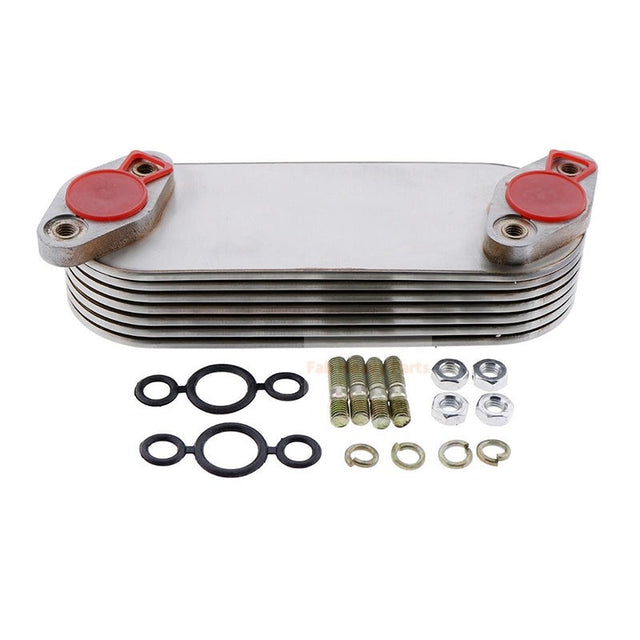 Oil Cooler 6668517 for Perkins Engine 1004-40T Fits Bobcat Skid Steer Loader 963