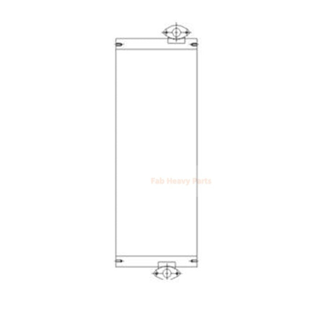 Hydraulic Oil Cooler LC05P00088S005 para sa Kobelco SK210-10 SK200-10 Excavator