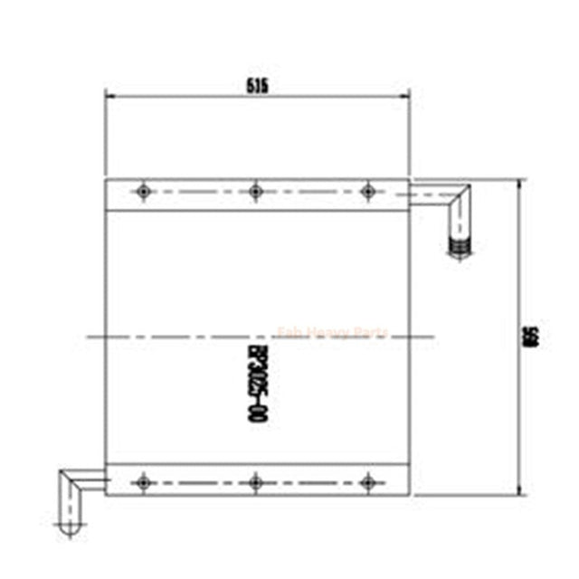 Hydraulikölkühler LNG0114 für Sumitomo Bagger SH60 SH60-1 SH60A-1 LS1600F2 SH60S-1