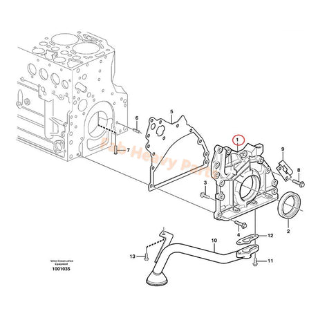 Oil Pump 04258673 for Volvo Deutz Engine BF6M2012C