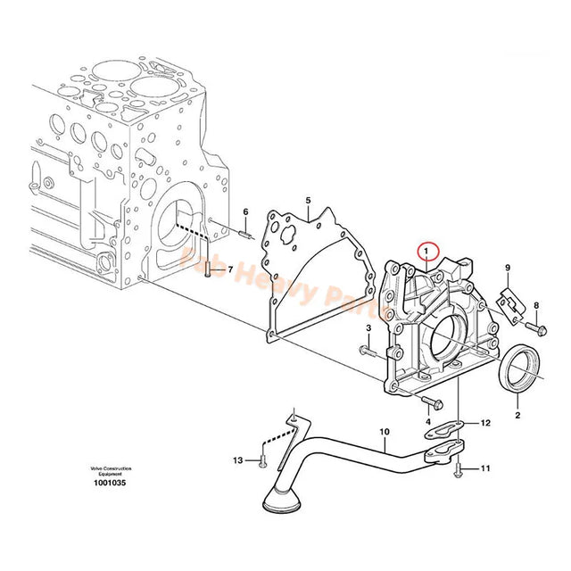 Oil Pump 04258673 for Volvo Deutz Engine BF6M2012C