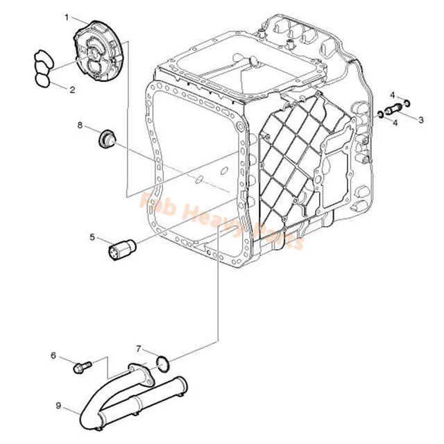 Oliepomp 20567034 voor Volvo B11R B12B B12R B5LH B9R FE FH FM PREVH