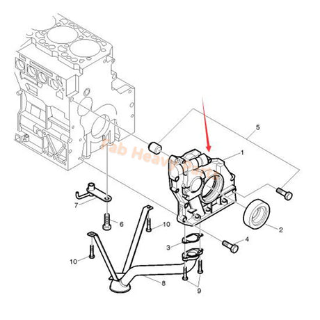 Pompe à huile 21486014 pour camion Volvo Bus B6R B7R FE DE