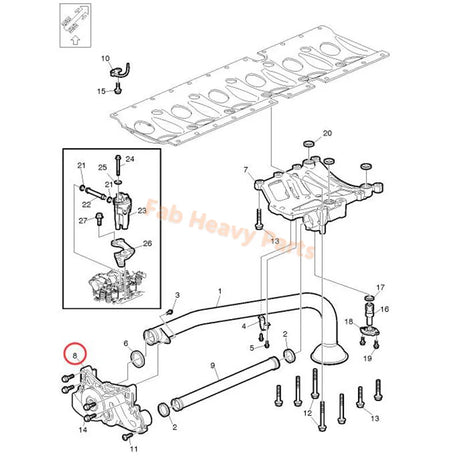 Oljepumpe 21736639 20835230 for Volvo Truck FM Bus B11R B9L