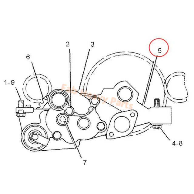 Oljepumpe 2P1785 2P-1785 Passer til Caterpillar Engine 3304 3306 Gravemaskin 215 215B 225 235