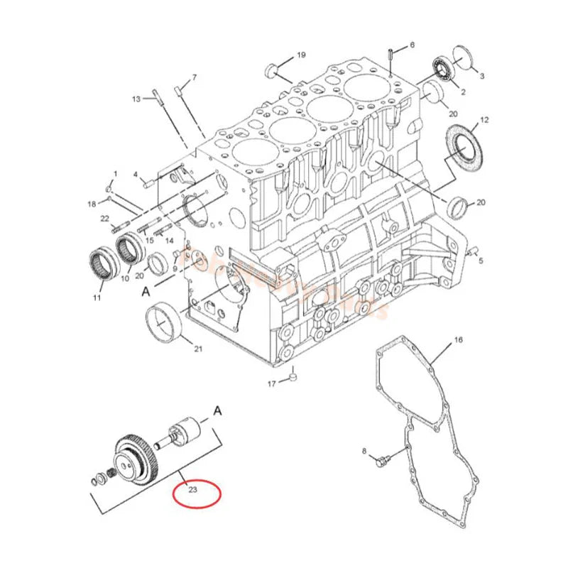 Oil Pump 3393017 339-3017 Fits for Caterpillar CAT Engine 3013C 3024C C1.1 C1.5 C2.2