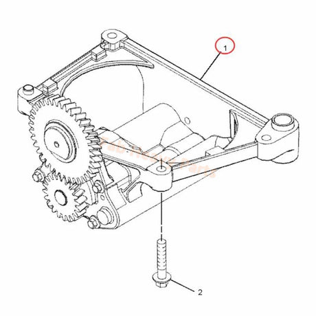 Bomba de aceite 373-8014 3738014 compatible con motor Caterpillar CAT C6.6 C7.1 excavadora 320D GC 320DL 320D2 323DL M316D M318D M322D