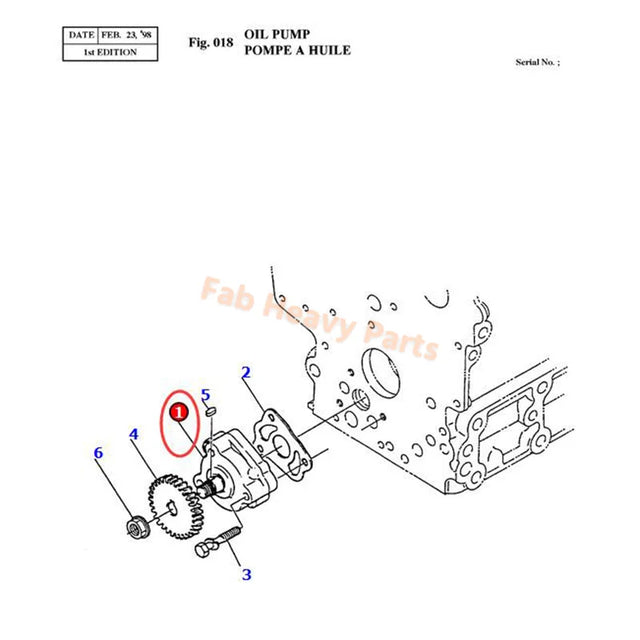 Oil Pump 6670340 for Kubota D722 D902 Engine Fits Bobcat 316 320 322 323 453 463 2200 2300 Skid Steer Loader