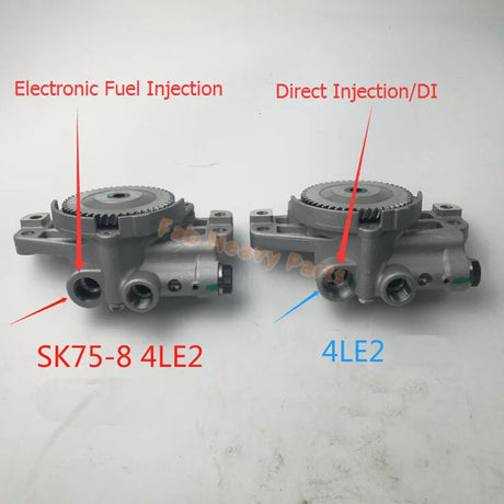 Öljypumppu 8-98095768-3 Isuzu 4LE2 -moottorille Kobelco SK75-8 kaivinkoneen elektroninen polttoaineen ruiskutus