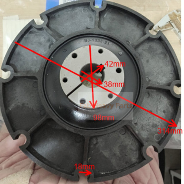 Accouplement de remplacement 36865012 pour compresseur Ingersoll Rand Doosan Bobcat P185