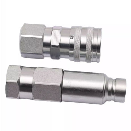 Male & Female Flat Face Coupler Kit 7246777 7246790 Fits for Bobcat Loader 542 543 553 653 751 753 763 773 7753 853 863 864 873 963