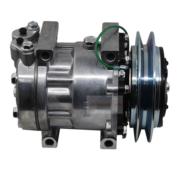 24V SD7H13 A/C Compressor YX91V00001F1 Fits for New Holland Excavator E135B E175B E215B E130 EH130 E200SR E235SR