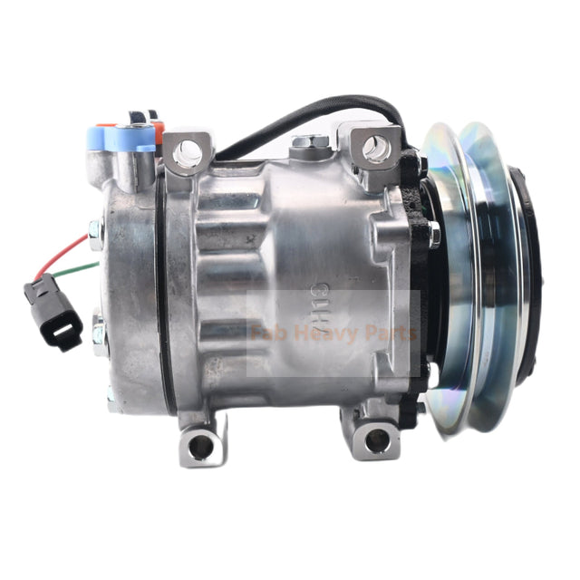 SD7H13 A/C Compressor 4674027 Fits for Hitachi Excavator ZX60USB-3 ZX60USB-3F ZX60USBNA-3 ZX65USB-3F