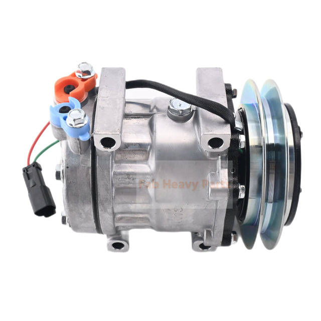 SD7H13 A/C Compressor 4674027 Fits for Hitachi Excavator ZX60USB-3 ZX60USB-3F ZX60USBNA-3 ZX65USB-3F