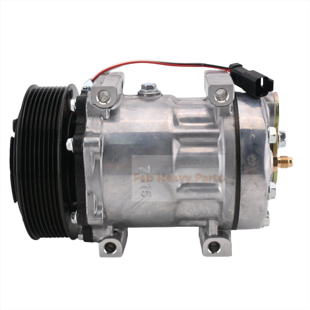 SD7H15 A/C Compressor 338-9098 3389098 Fits for Caterpillar CAT Engine C4.4 Backhoe Loader 416F 420F 428F 430F 432F 434F 444F 450F