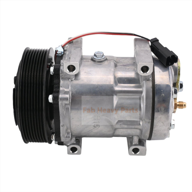 SD7H15 A/C Compressor 338-9098 3389098 Fits for Caterpillar CAT Engine C4.4 Backhoe Loader 416F 420F 428F 430F 432F 434F 444F 450F