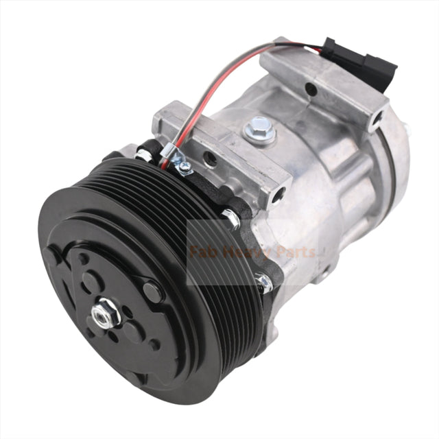 SD7H15 A/C Compressor 338-9098 3389098 Fits for Caterpillar CAT Engine C4.4 Backhoe Loader 416F 420F 428F 430F 432F 434F 444F 450F