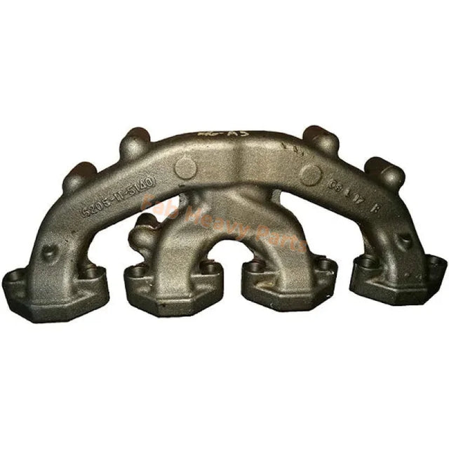 Exhaust Manifold 6205-11-5140 Fits for Komatsu Engine 4D95 SAA4D95LE S4D95LE S6D102E Excavator PC88MR-6 PW98MR-6 PC130F-7 PC130-7 Wheel Loader WA80-6