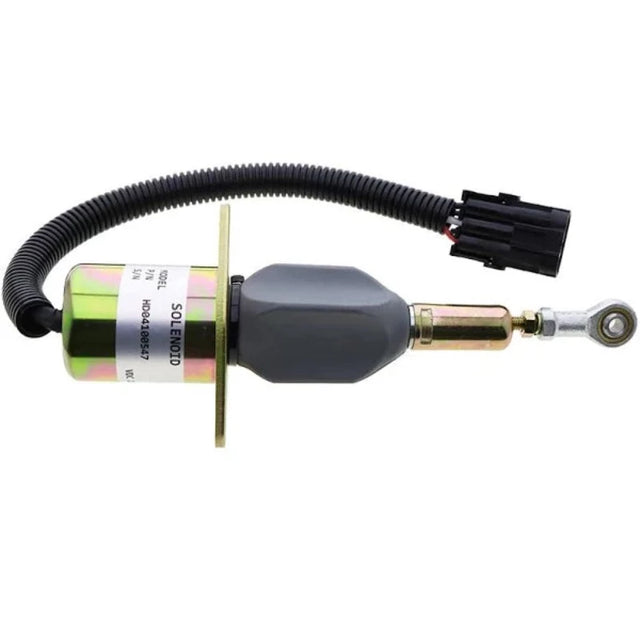 Solénoïde d'arrêt de carburant 24 V 87420951, compatible avec le bulldozer sur chenilles CASE 1850K 1850K-LGP 1850K-LT