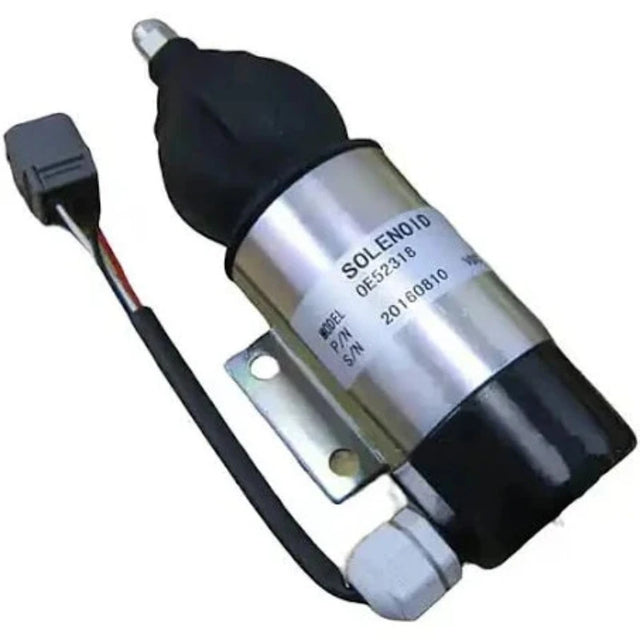 Válvula solenoide de parada 3726743 872825 compatible con motor Volvo Tamd61A