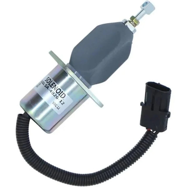 Se adapta al motor diésel Cummins 5.9L 8.3L con regulador de RQV-K Bosch solenoide de apagado de combustible de 12V SA-4026-12 SA-4124-12