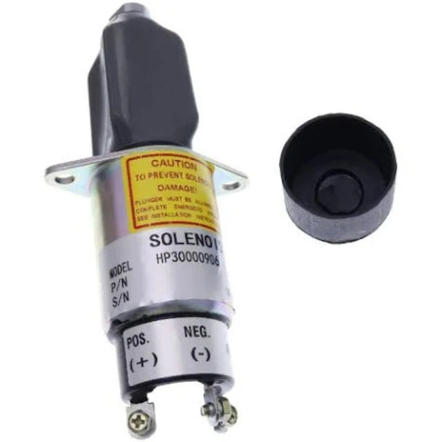 12V 3 Terminals Fuel Stop Solenoid Valve 1700-2526 1751-12A2U1B1S1A replace Woodward