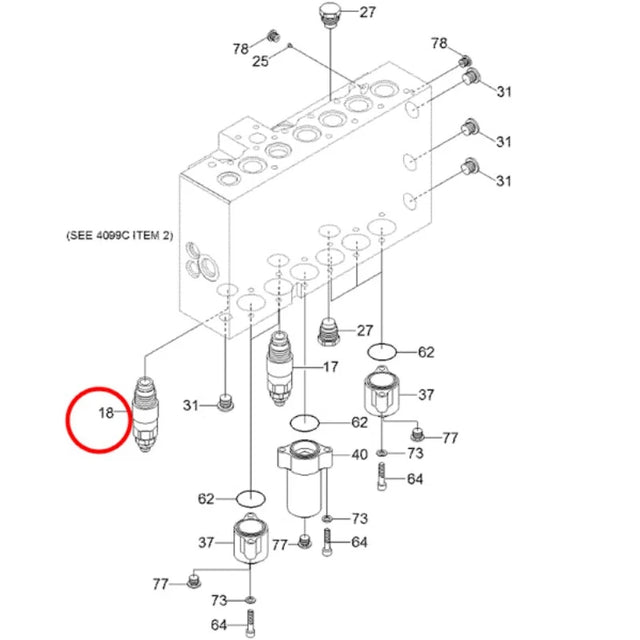 Relief Valve 31Q8-17830 para sa Hyundai Excavator R210LC-9 R220LC-9S R290LC-9 R300LC-9S R330LC-9S RB220LC-9S