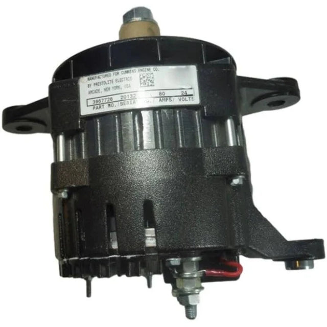 Alternador 3967726 de 24 V 80 A compatible con motor Cummins QSM