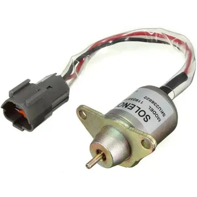 12V Shut Off Stop Solenoid YM119233-77932 Fits for Komatsu Engine 3D76E-6 3D82AE-6 4D88-6 Excavator PC20MR-2 PC55MR-3 PC75R-2