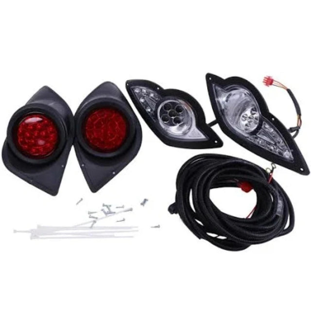 Kit de luces traseras de faros LED FGFHLTL003 para Yamaha Golf Cart Drive 2007-2016