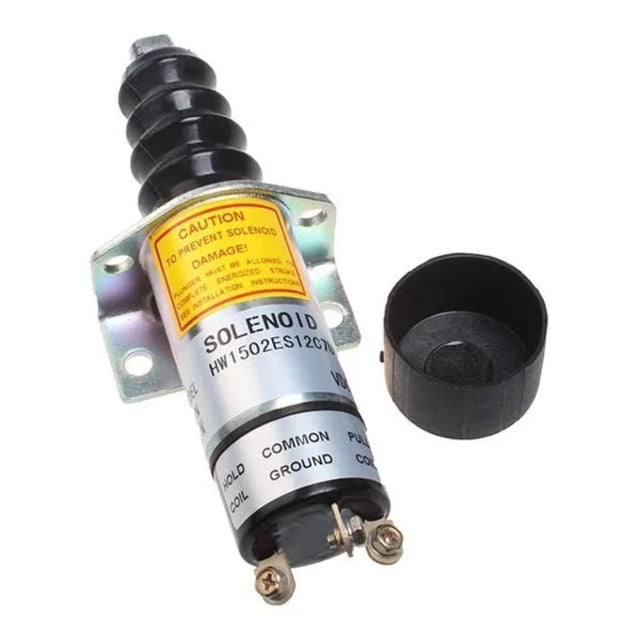 Solénoïde d'arrêt de carburant 1502ES-12C7U1B2S1 pour Woodward 1500-1004 1502ES 12V