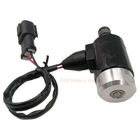 Válvula solenoide 714-11-16830 compatible con motor Komatsu S4D102E-1 WA100-3 WA120-3 WA150-3 WA180-3 WA200-3 WA300L-3