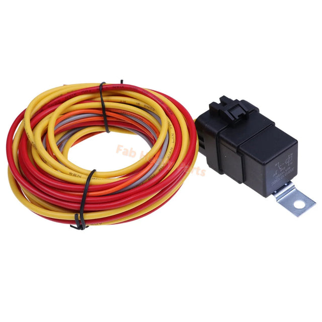 Spal Kit de arnés de relé de cableado de ventilador doble de 40/50 amperios con sensor 185FH FRH