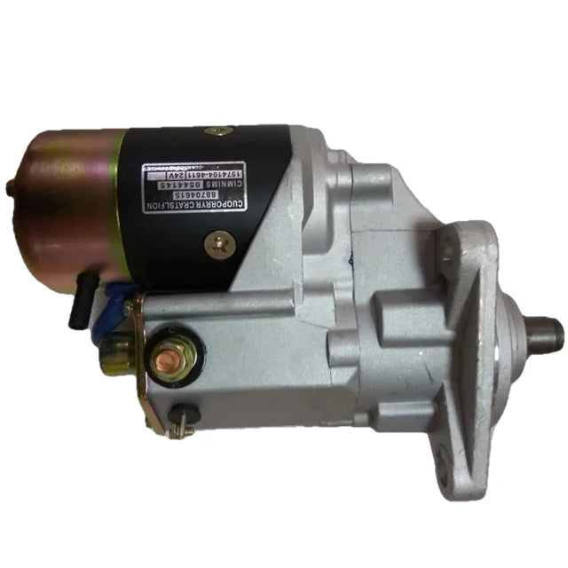 For Hitachi Excavator EX200-2 Isuzu Engine 6BD1 Starter Motor 1811001971 0230001080 0-23000-1081