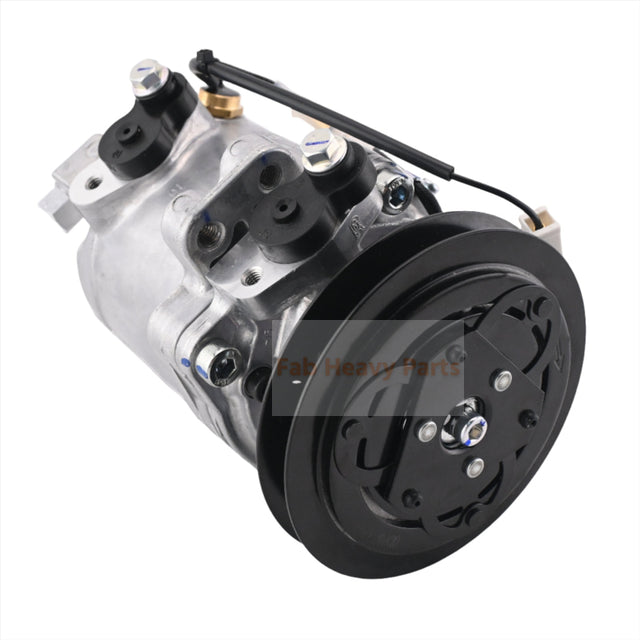 SV06E A/C Compressor with Condenser 283-4170 2834170 354-6977 3546977 Fits for Caterpillar CAT Excavator 303.5E 304CCR 304DCR 305.5D 305E