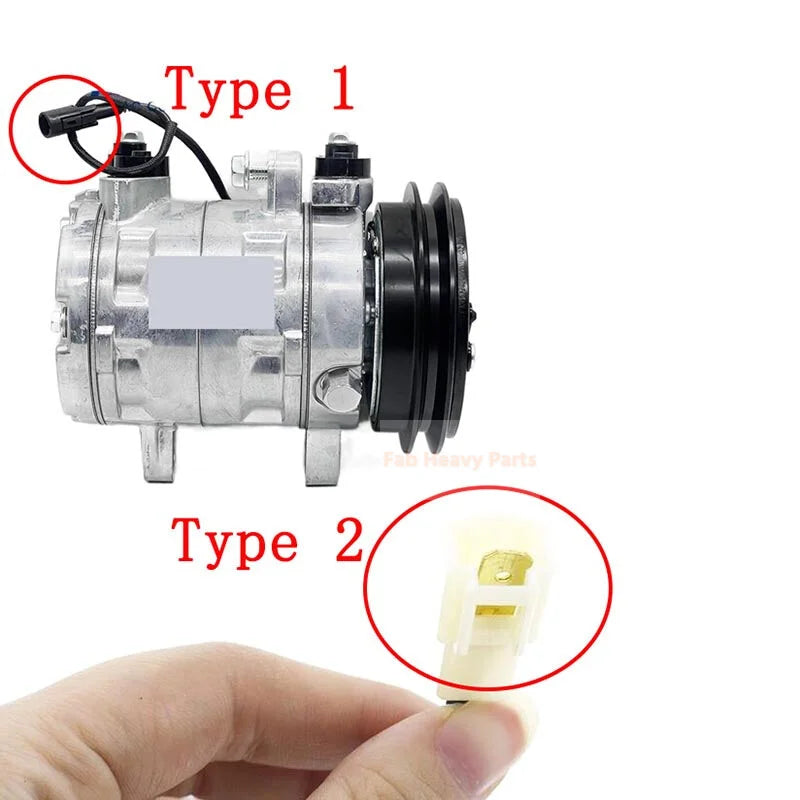 SVO7E A/C Compressor 447260-5781 Fits for Kubota Tractor M108S M5040 M7040 M8540 M9540