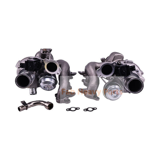 LH & RH Turbo RHF5 Turbolader 302370 302369 Passend für Maserati M156 M157 321.MA1T14 Motor Ghibli Quattroporte Levante Q4 V6 3.0L