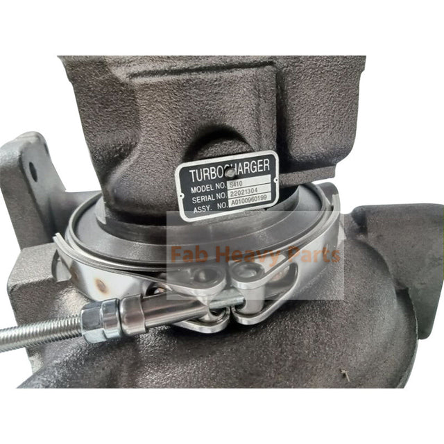 Turbocompresseur Turbo S410 A0100960199, adapté au moteur Mercedes-Benz OM460LA MBE4000