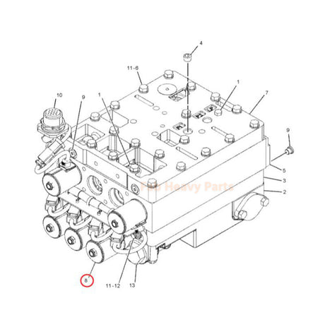 Valve Group-Solenoid 3023811 302-3811 Angkop para sa Caterpillar CAT Engine 3306 3406E 3412D 3412E 3508B 3516 3516B C27