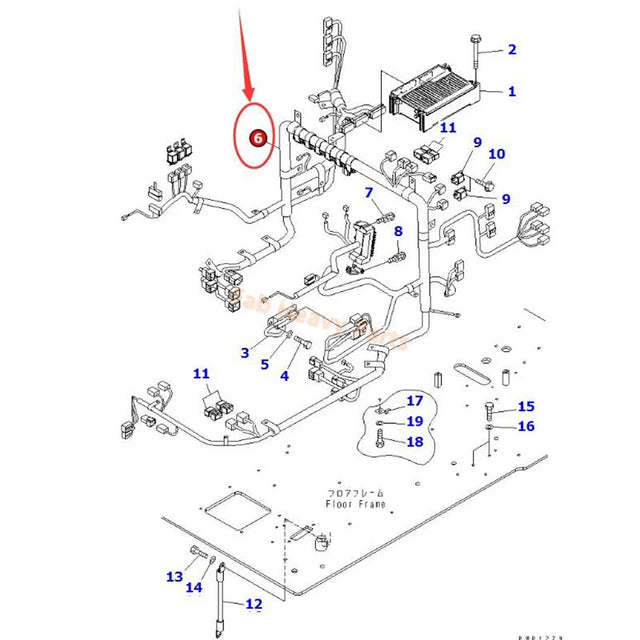 Cablaggio 20Y-06-31240 20Y-06-71526 Adatto per Komatsu PC210-7K PC210LC-7K PC230NHD-7K PC240LC-7K PC290LC-7K PC340LC-7K PC380LC-7K