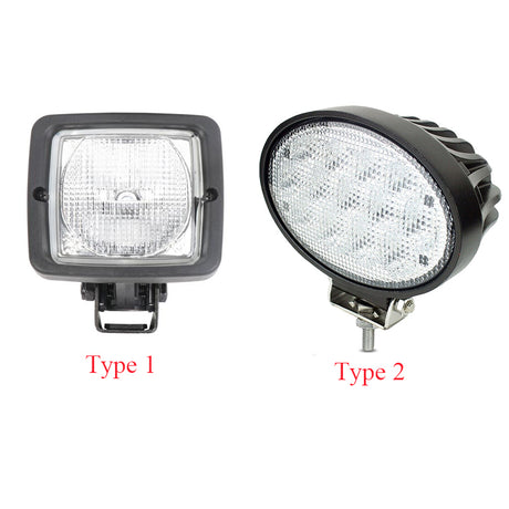 2 uds. Luz de inundación de trabajo 87584890 para cargador New Holland B110C B95C B95CTC