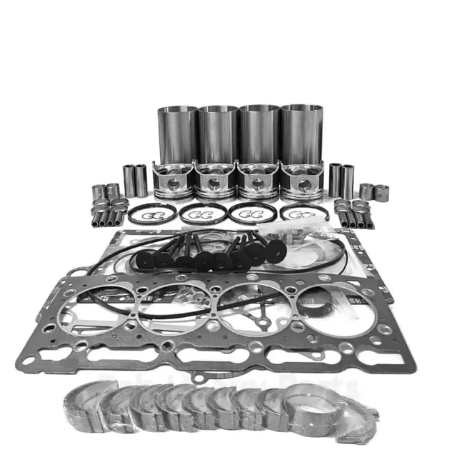 Fits Yanmar 4TNV98T SD4D98E-2NF2 Fits Komatsu S4D98E-2 for Wheel Loader WA90-3 WA95-3 Overhaul Rebuild Kit