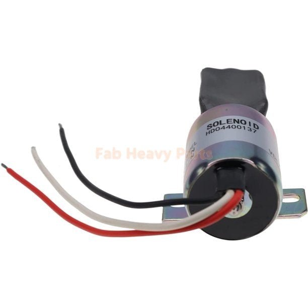 12V Shut off Solenoid P/N 1756ES-12E3ULB1S5, SA-4735-12 fits Mitsubishi Hyundai Volvo JCB - Fab Heavy Parts