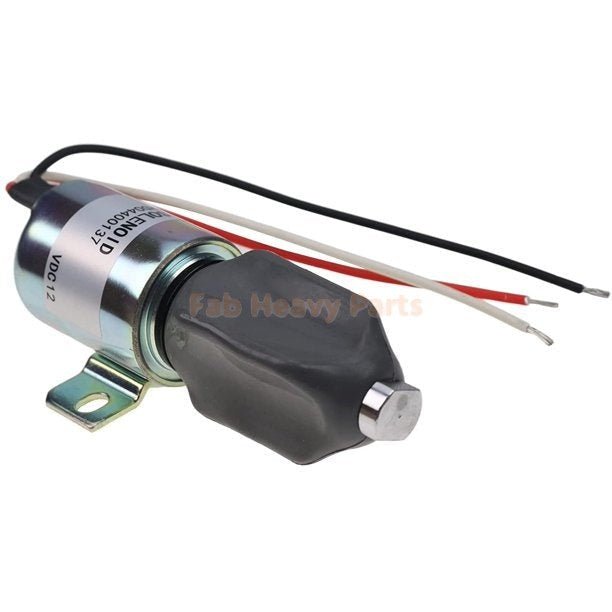 12V Shut off Solenoid P/N 1756ES-12E3ULB1S5, SA-4735-12 fits Mitsubishi Hyundai Volvo JCB - Fab Heavy Parts