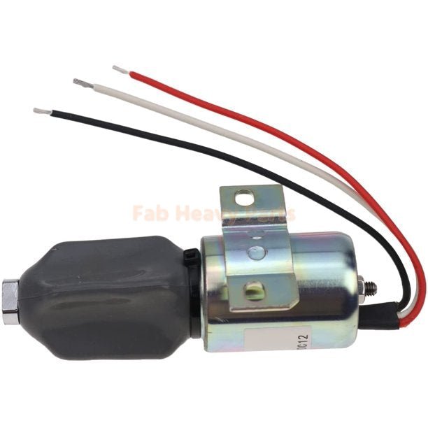 12V Shut off Solenoid P/N 1756ES-12E3ULB1S5, SA-4735-12 fits Mitsubishi Hyundai Volvo JCB - Fab Heavy Parts