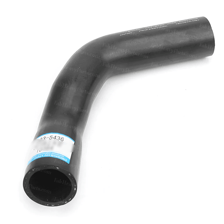 Upper Radiator Hose 093-5436 0935436 Para sa CAT Caterpillar E70 E70B 307