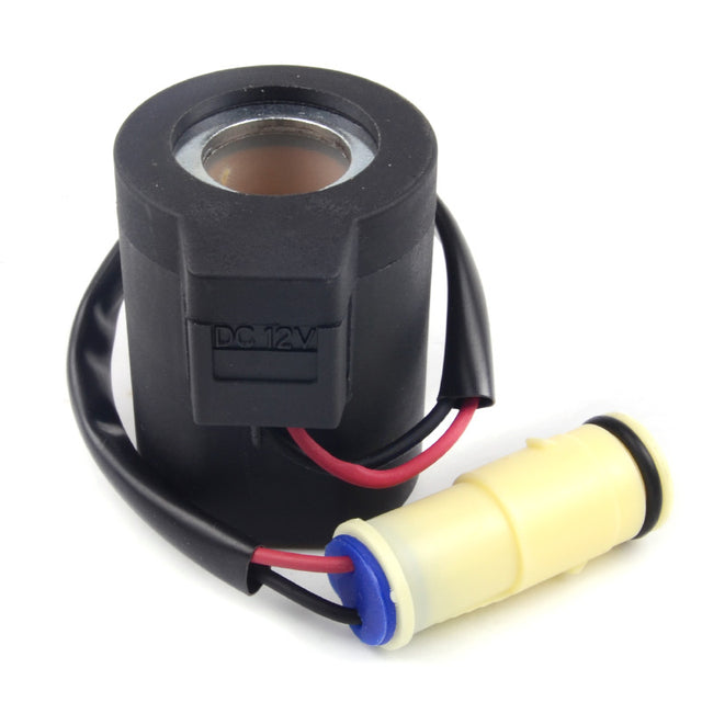 Solenoid Coil 12V for Volvo Excavator EC290 EC330 EC360 EC460 EC210B EC240B-Solenoid coil-Fab Heavy Parts