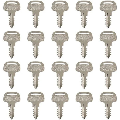 20 PCS Key 18510-63720, 18510-63620 Fits Kubota M4900 M5700 M6800 M8200 M9000 - Fab Heavy Parts