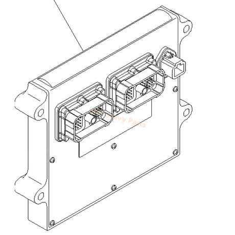 Passend für Komatsu Bagger PC130-8 PC138US-8 Motor SAA4D95LE Controller E-ECU 600-475-1103