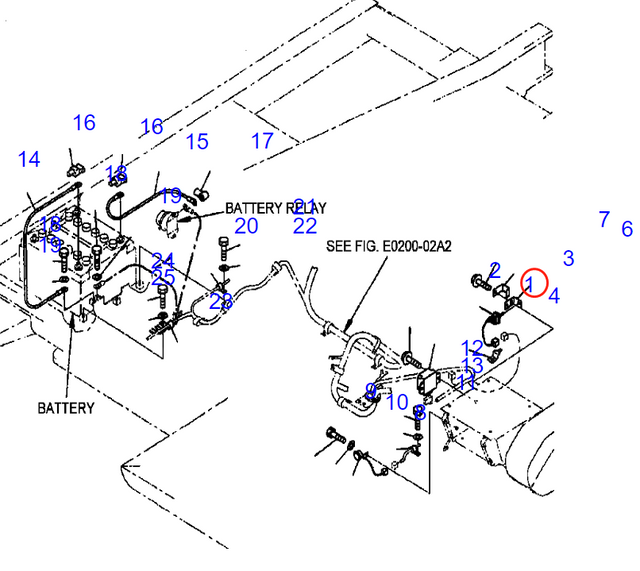 Sopii Komatsu Excavator PC200Z-6LE käsikaasusäätimeen 7834-27-3000